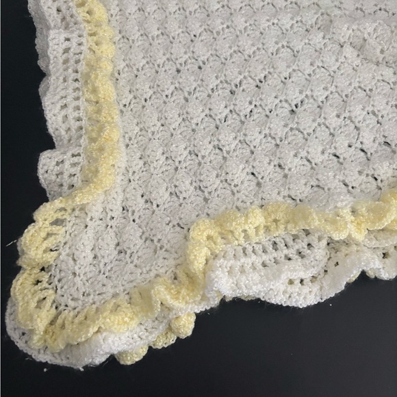Handmade Crochet Baby Blanket and Sweater Set - Picture 6 of 9